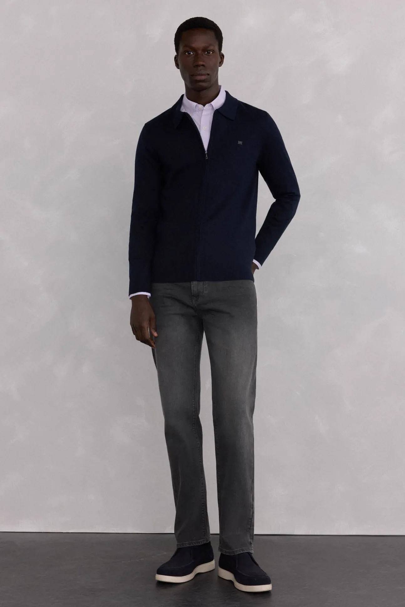 Cárdigan cremallera