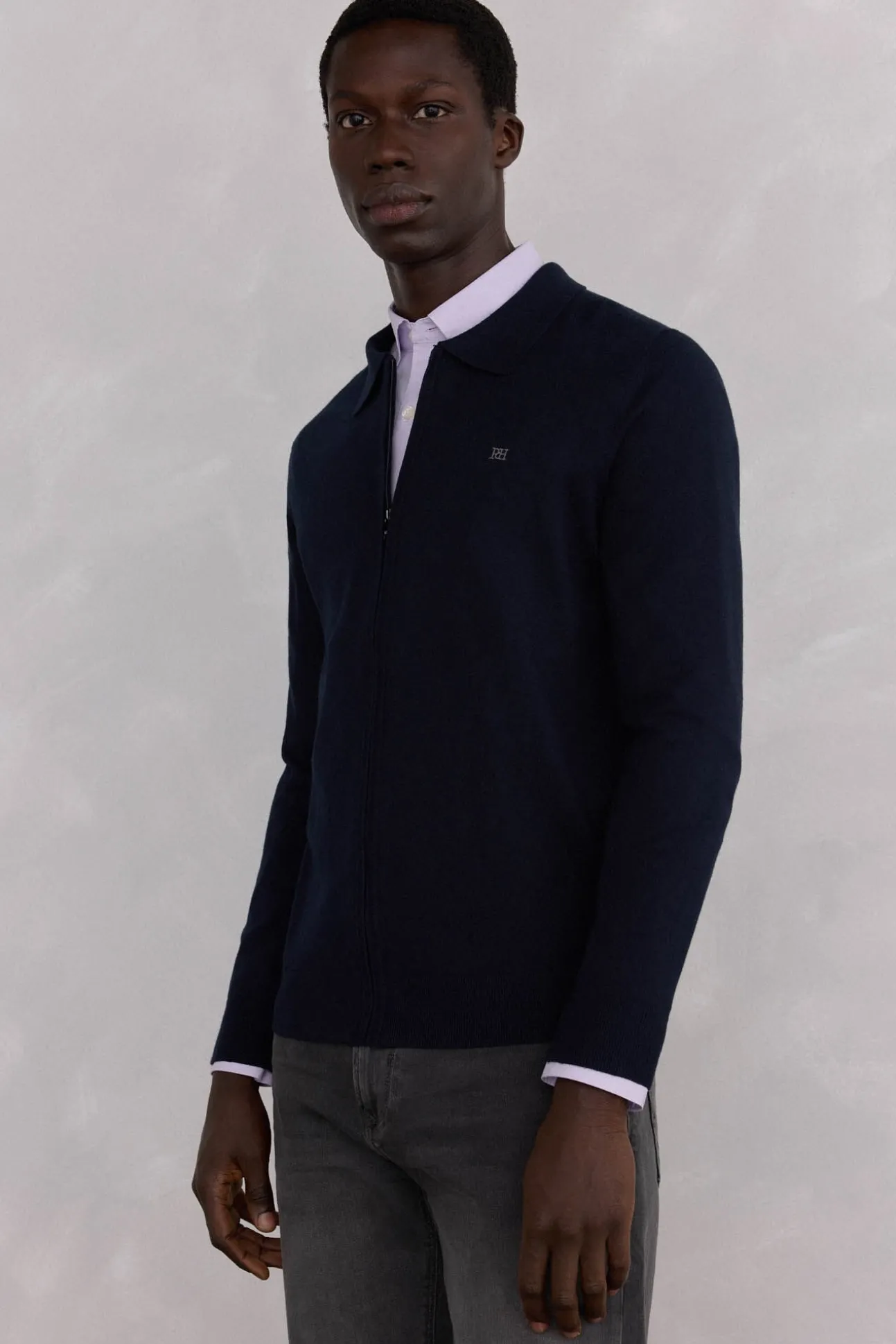 Cárdigan cremallera