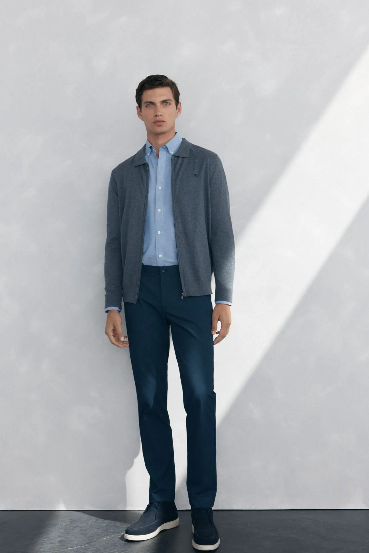 Cárdigan cremallera