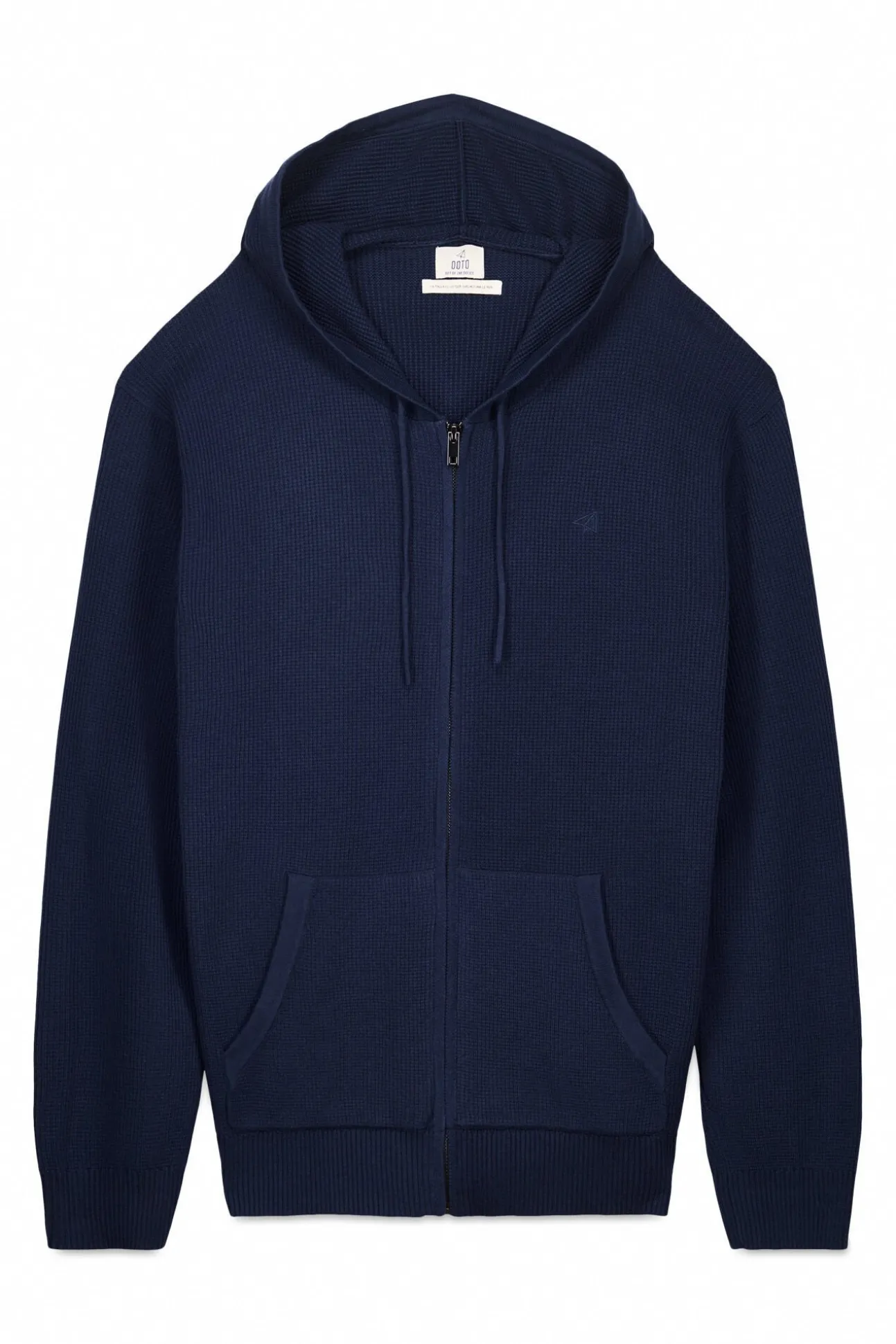 Cárdigan cremallera y capucha