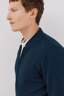 Cárdigan cuello bomber