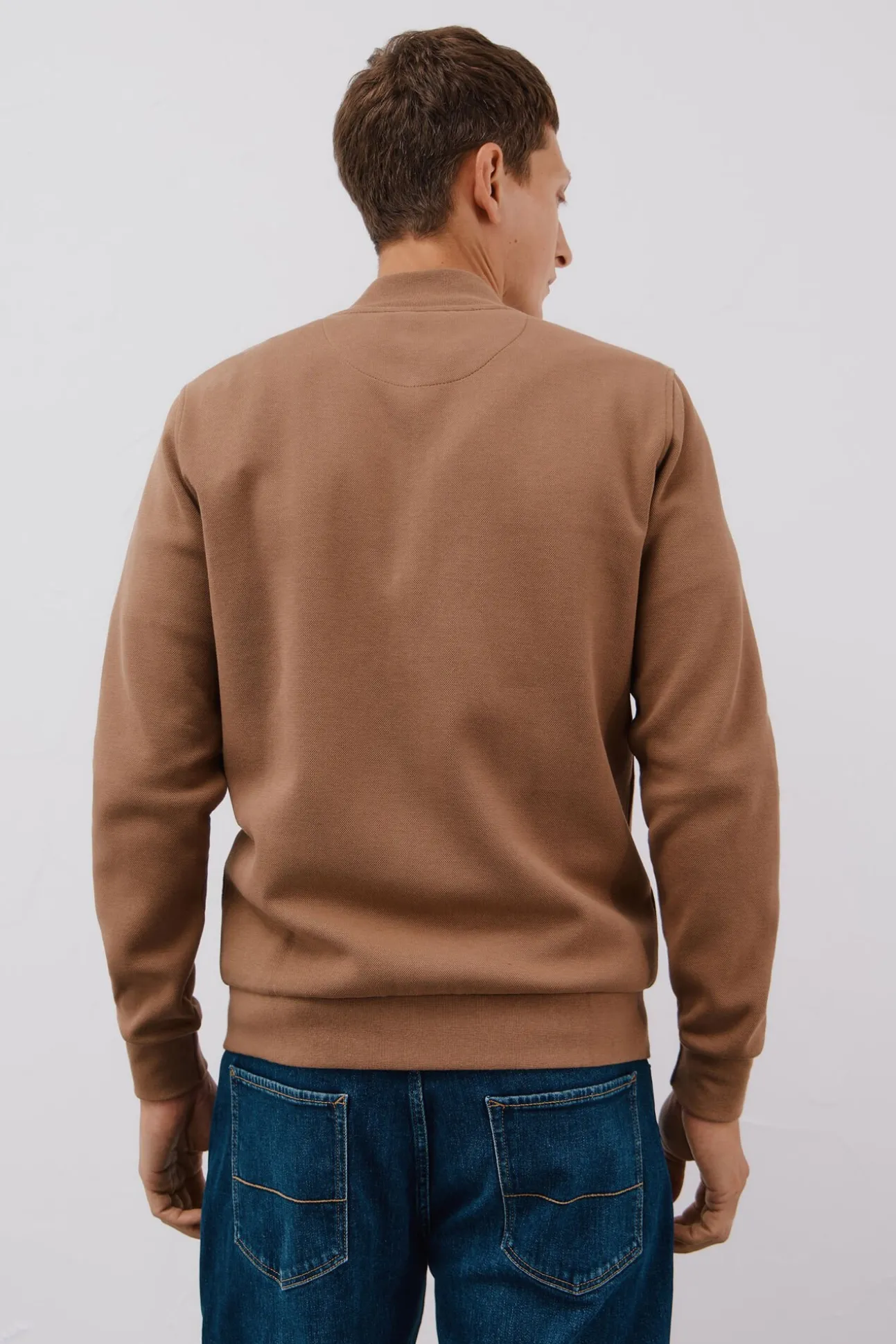 Cárdigan cuello bomber