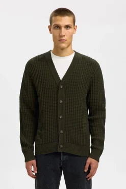 Cárdigan cuello en pico 100% algodón orgánico