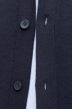 Cárdigan cuello polo