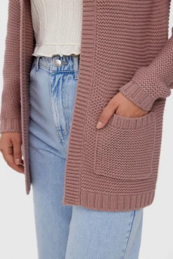 Cárdigan de mujer manga larga con botones