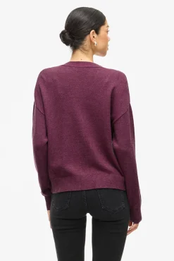 Cárdigan de punto abotonado con viscosa