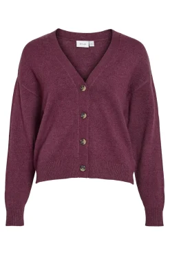 Cárdigan de punto abotonado con viscosa