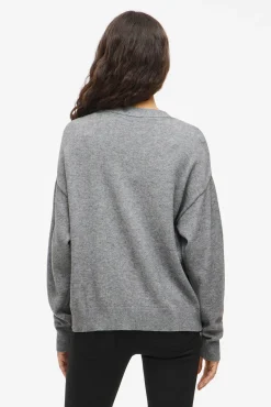 Cárdigan de punto abotonado con viscosa