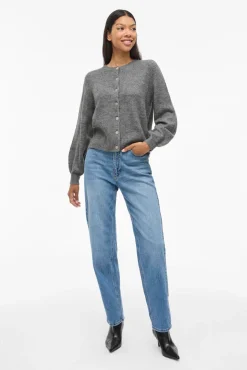 Cárdigan de punto abotonado