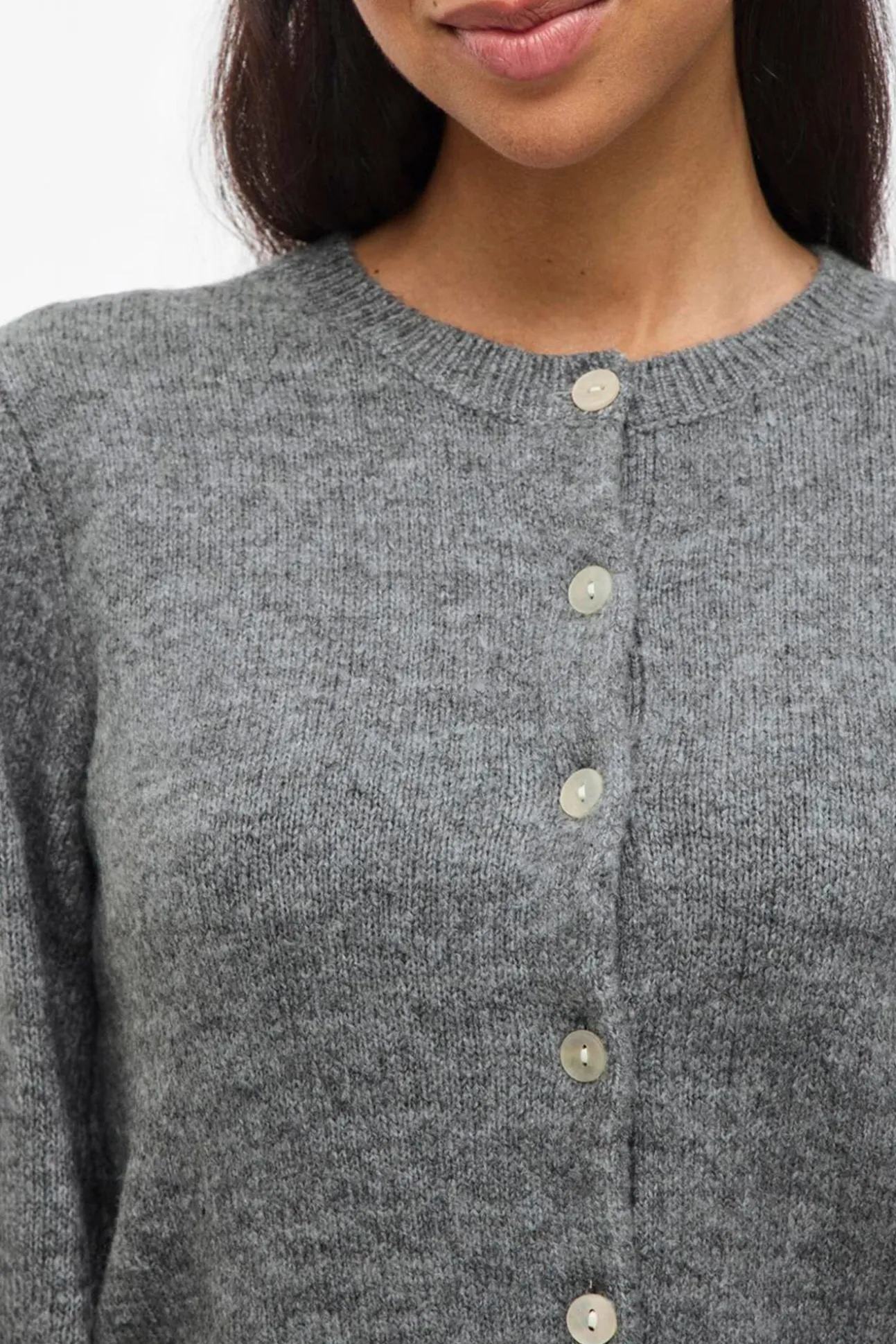 Cárdigan de punto abotonado