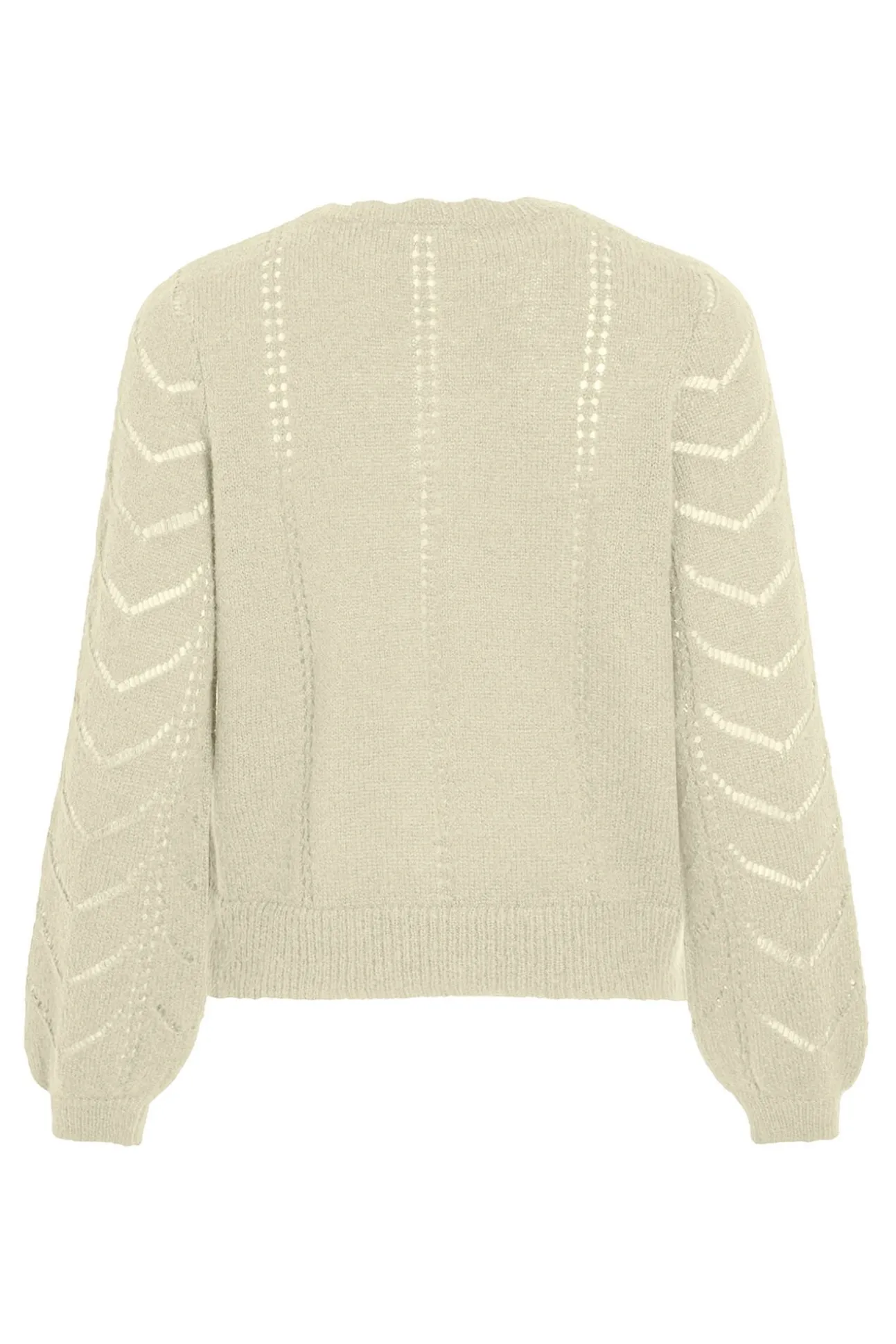 Cárdigan de punto con calados