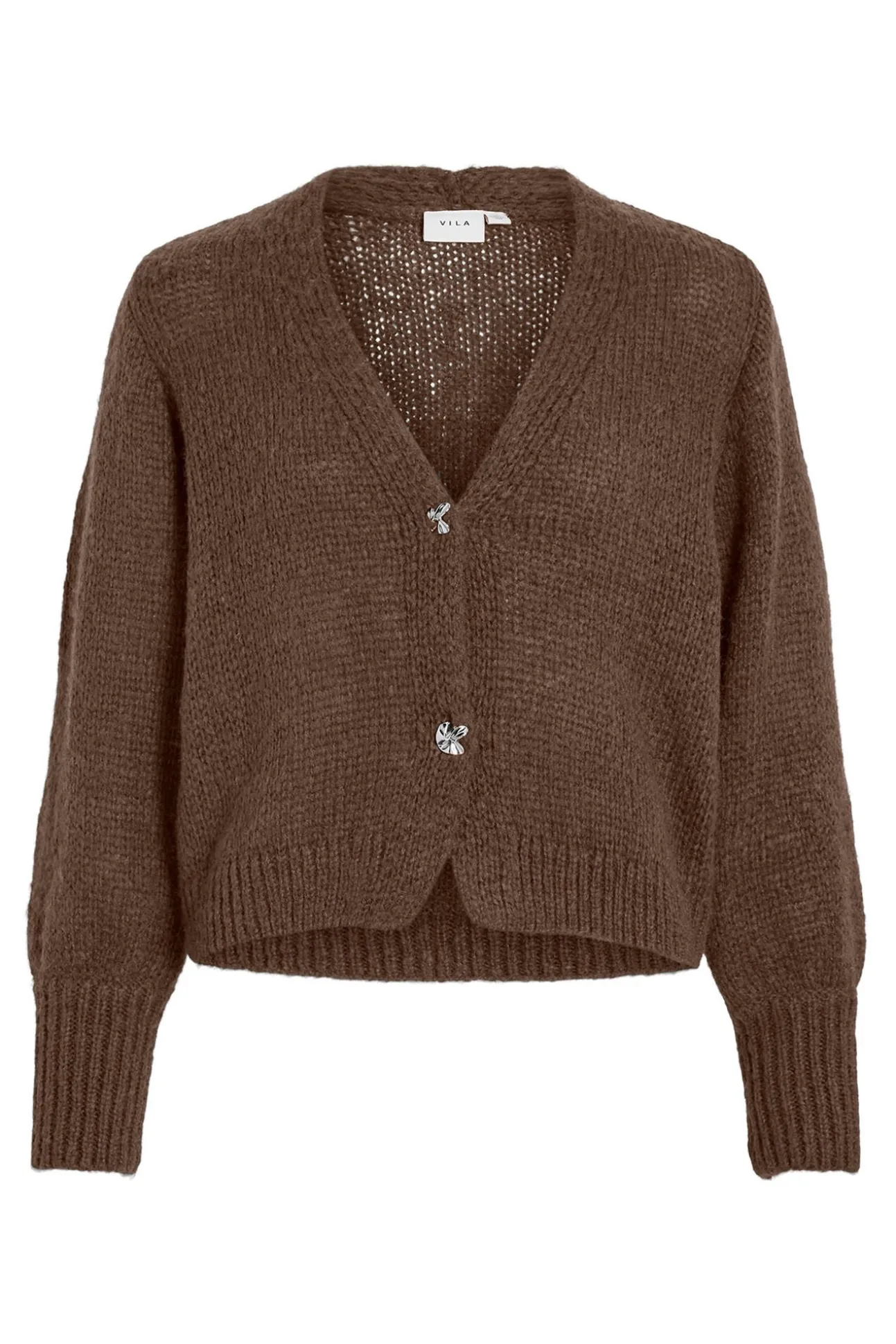 Cárdigan de punto con lana