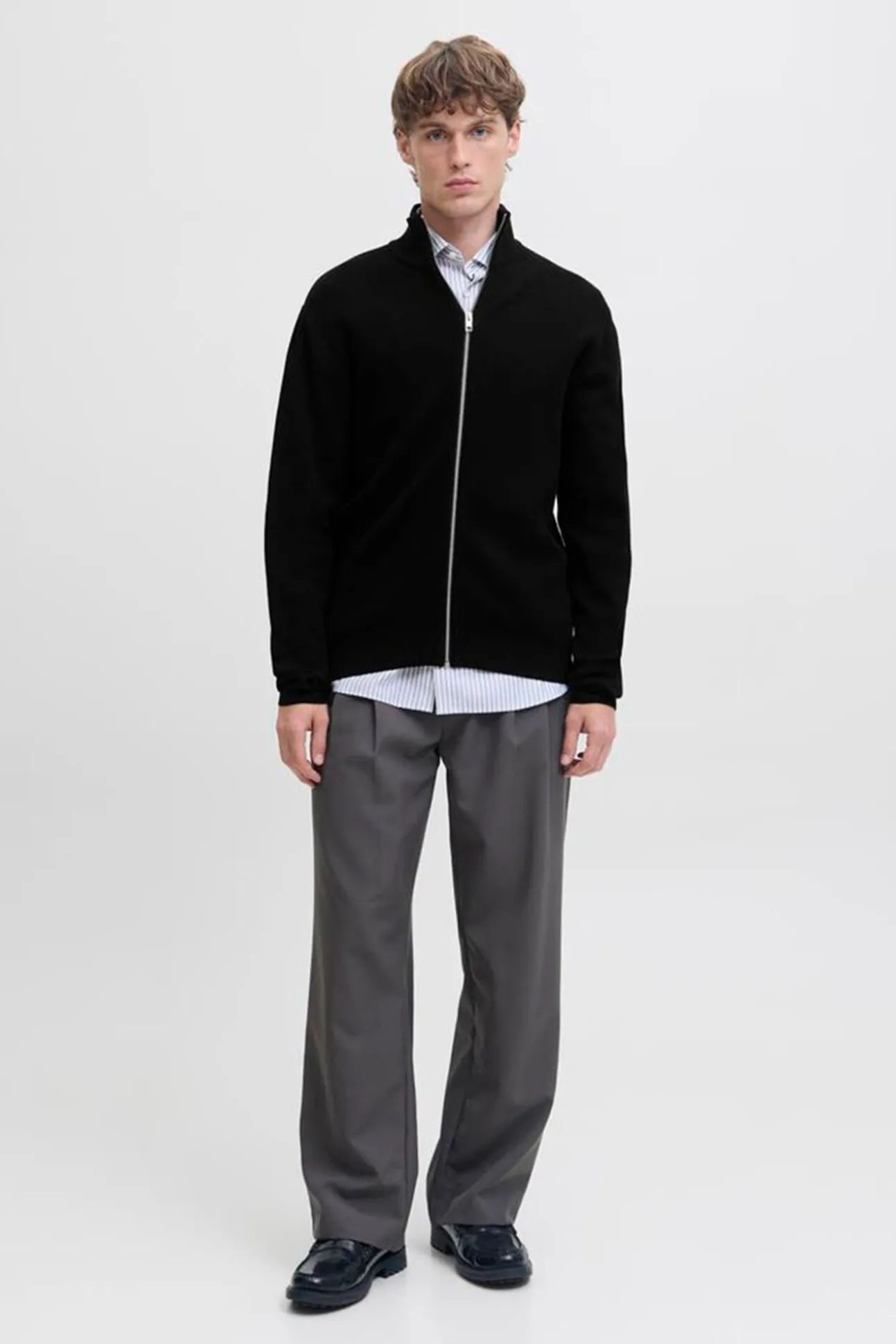 Cárdigan de punto estructurado