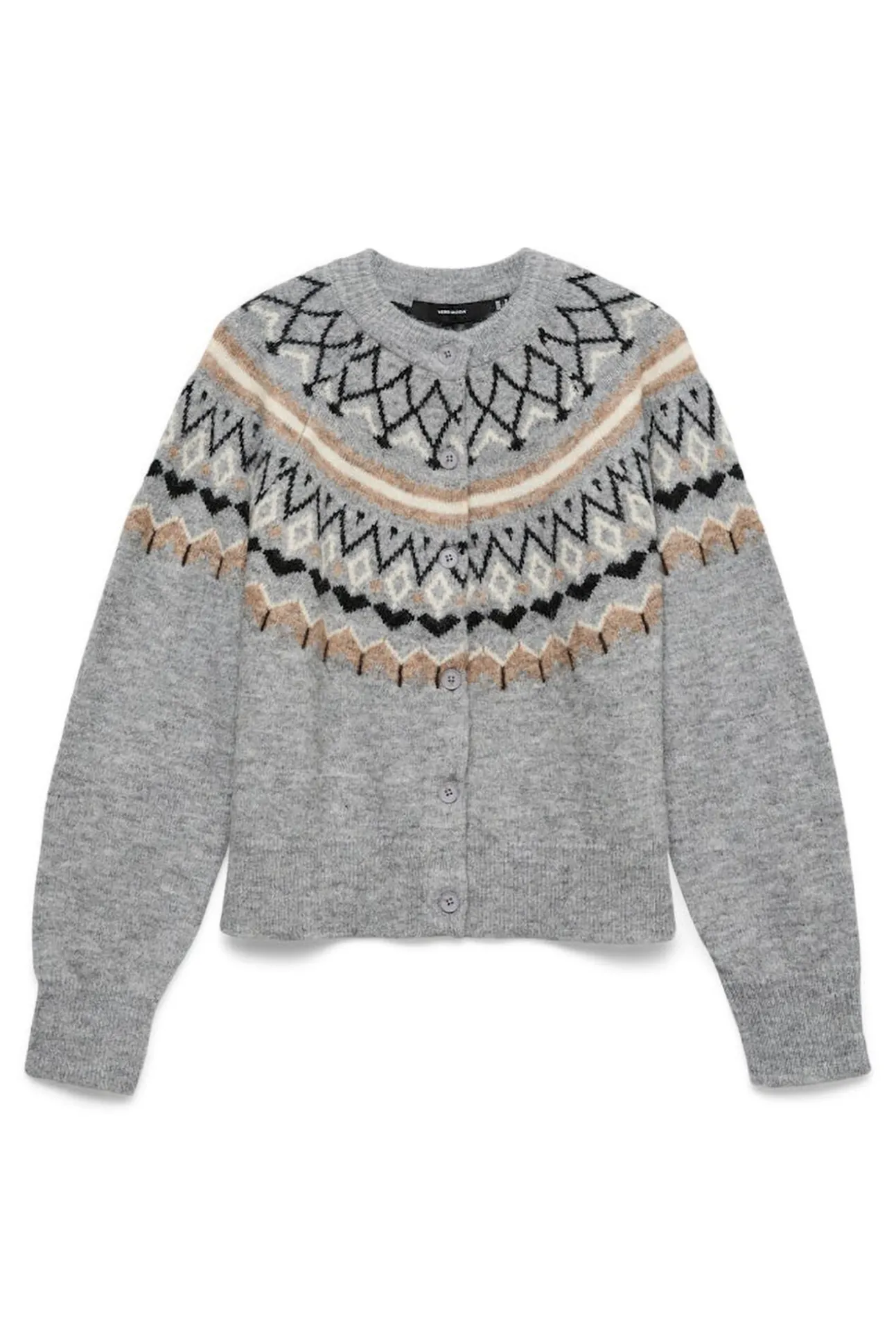 Cárdigan de punto greca