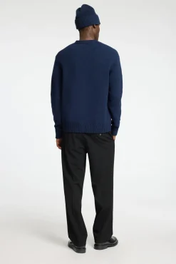 Cárdigan lana cuello pico