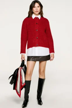 Cárdigan lana y alpaca.