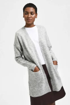 Cárdigan largo de alpaca