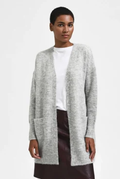 Cárdigan largo de alpaca