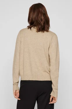 Cárdigan largo de punto con viscosa