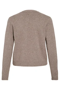 Cárdigan largo de punto con viscosa