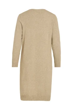 Cárdigan largo de punto con viscosa