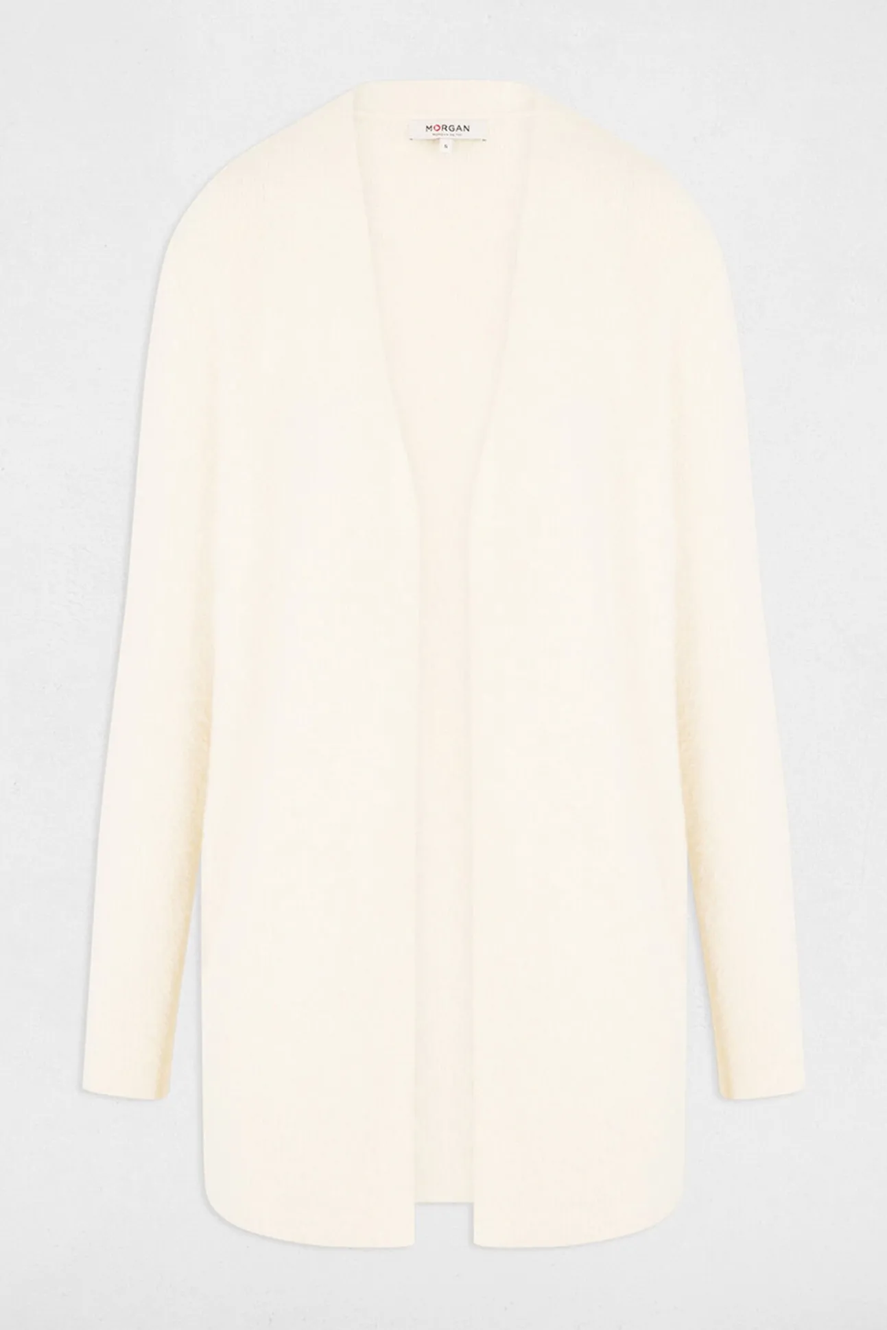 Cárdigan largo punto aterciopelado