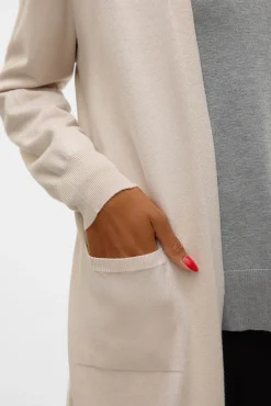 Cárdigan midi abierto