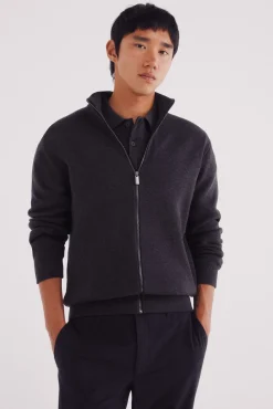 Cárdigan milano cremallera