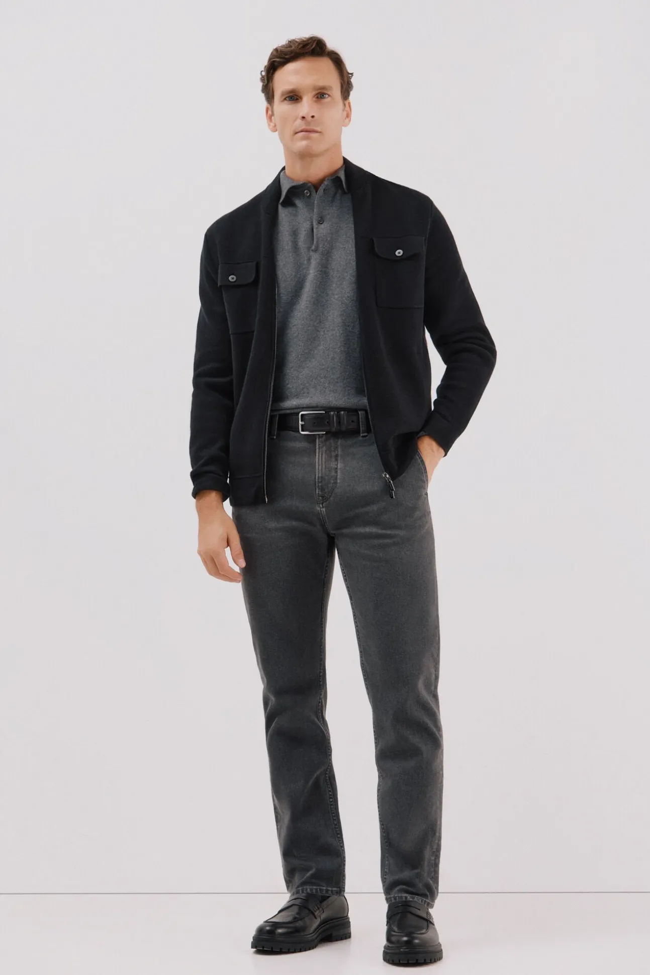 Cárdigan navidad punto algodón cierre cremallera