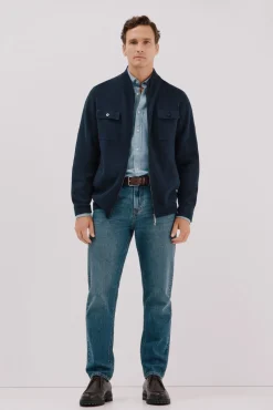 Cárdigan navidad punto algodón cierre cremallera