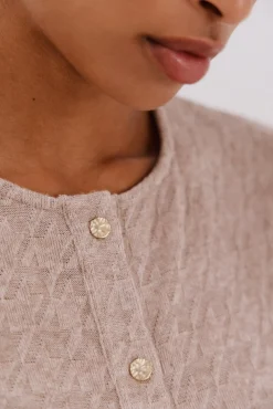 Cárdigan pata de gallo