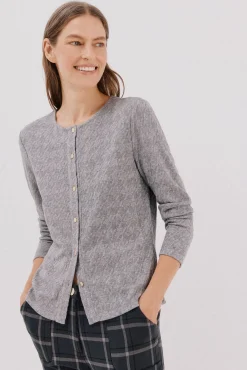 Cárdigan pata de gallo