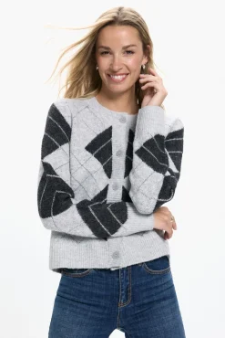 Cárdigan rombos