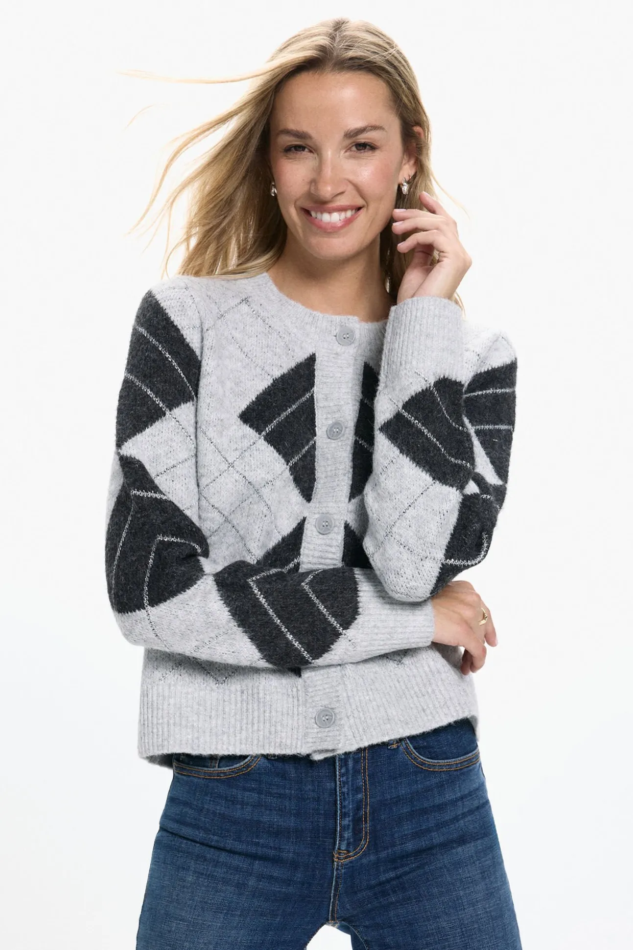 Cárdigan rombos