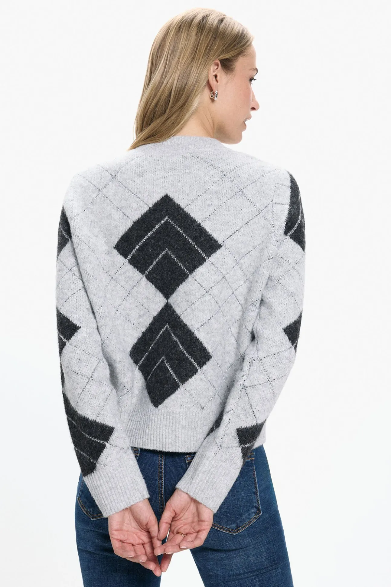 Cárdigan rombos