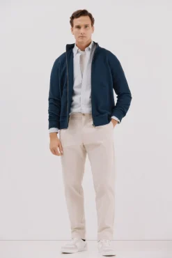 Cárdigan tejido estructura