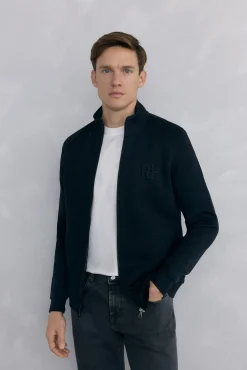 Cárdigan tejido técnico