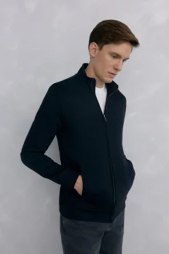 Cárdigan tejido técnico