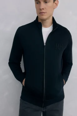 Cárdigan tejido técnico