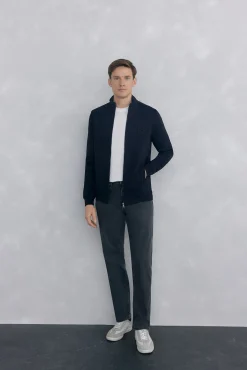 Cárdigan tejido técnico