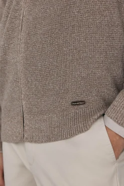 Cárdigan torzal cremallera