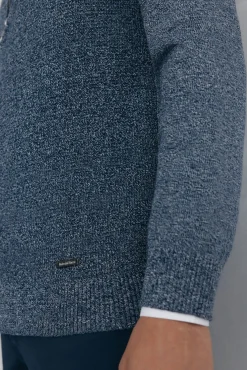 Cárdigan torzal cremallera