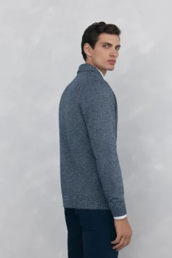 Cárdigan torzal cremallera