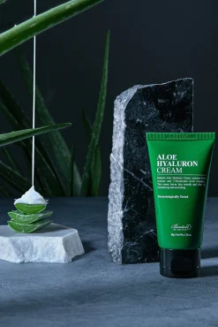 Crema de aloe y ácido hialurónico