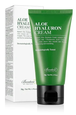 Crema de aloe y ácido hialurónico