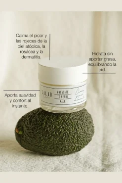 Crema facial hidratante y calmante