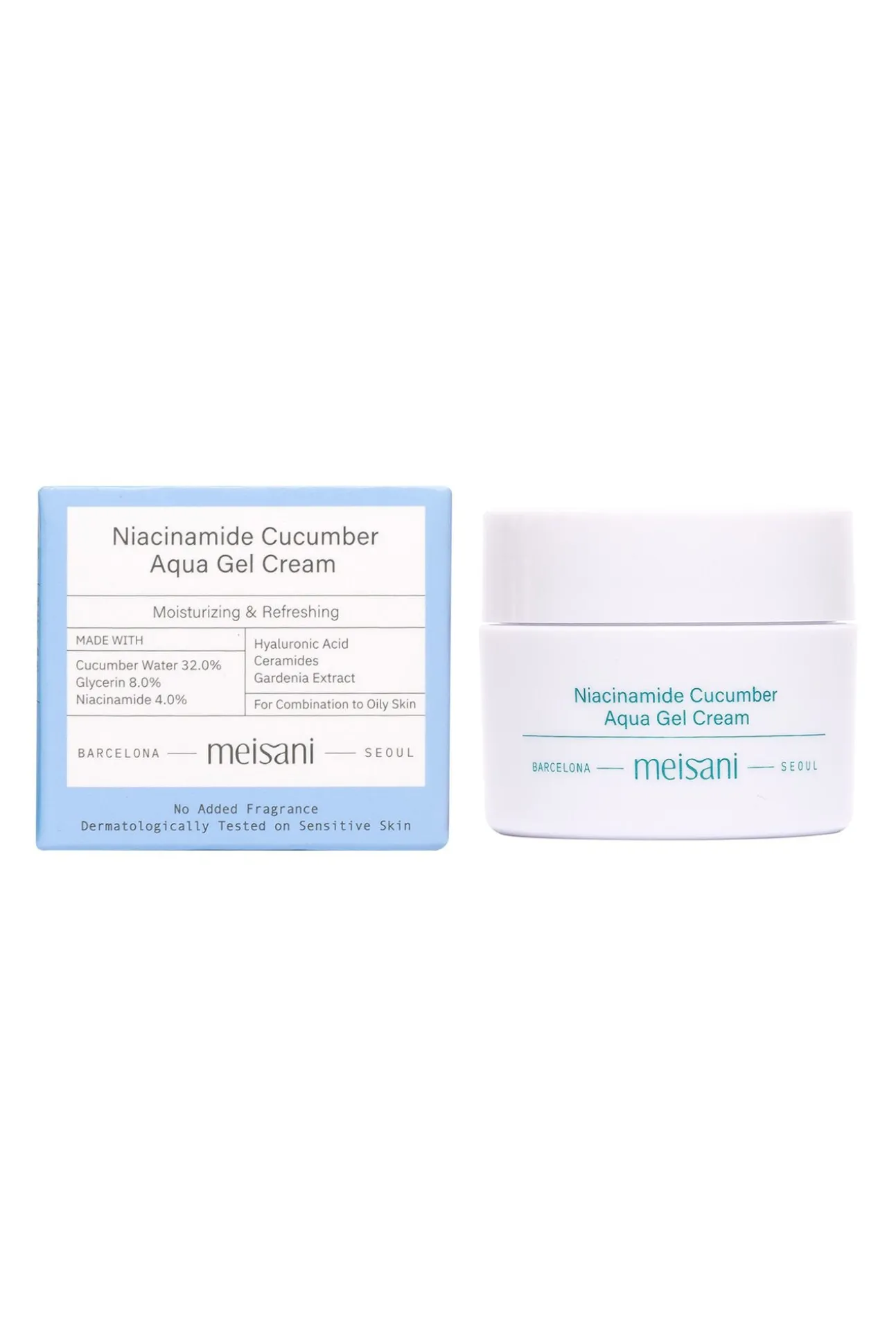 Crema hidratante facial con textura de gel 15ml