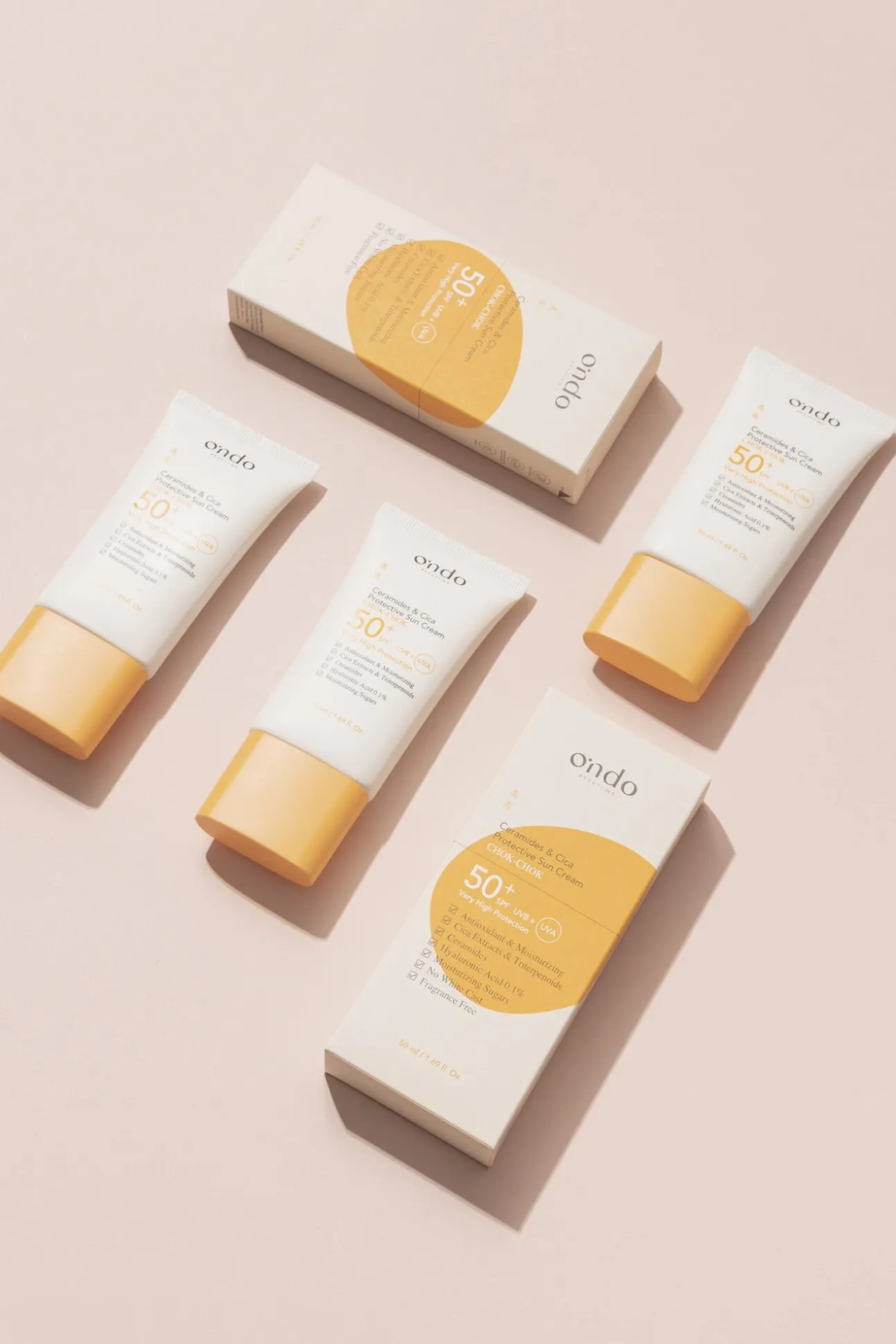 Crema solar protectora con ceramidas y cica