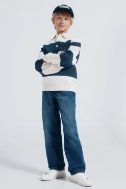 Denim straight niño