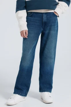 Denim straight niño